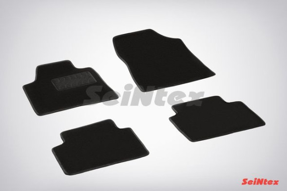 Коврики текстильн. Nissan Teana I 2006-2008г. /компл.4шт./осн.резин./ LUX