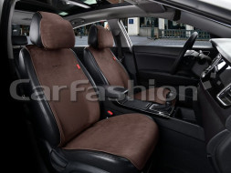 Накидки Фронт  «PRESTIGE FRONT»  Кофе/Кофе (искуственная замша/экокожа)