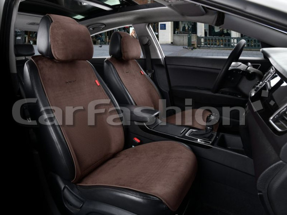 Накидки Фронт  «PRESTIGE FRONT»  Кофе/Кофе (искуственная замша/экокожа)