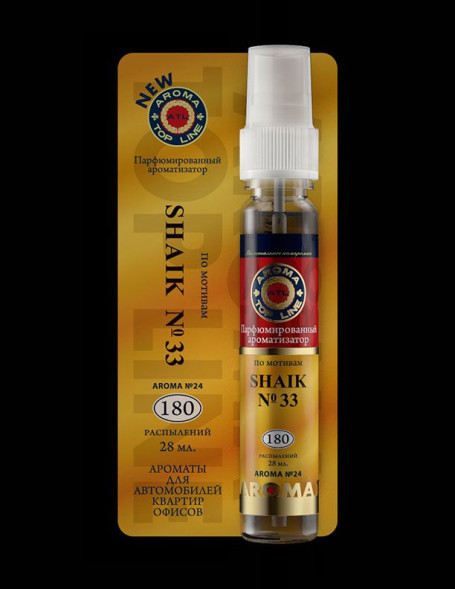 Осв.возд.  AROMA  Topline  Спрей Женская серия  №24  Shaik 33