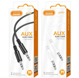 Кабель стерео JOKADE JA107   AUX-AUX  1м. белый