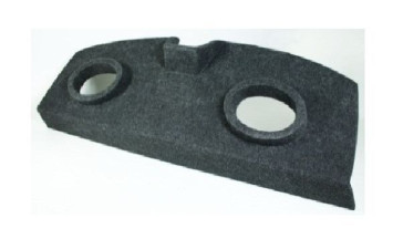 Полка акустическая  Renault Logan  дсп/мдф (15-20мм), карпет  Черный