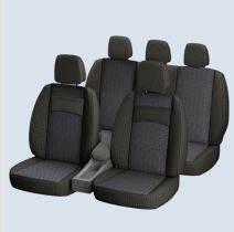 АВТОЧЕХЛЫ   Daewoo  Lanos жаккард темно-серый