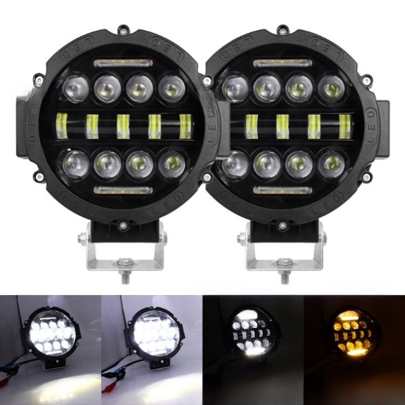 Фара Off Road   ближний + дальный свет   15 CREE, 51W, 6800LM, 6000K  (180*180*59мм)  12-24V