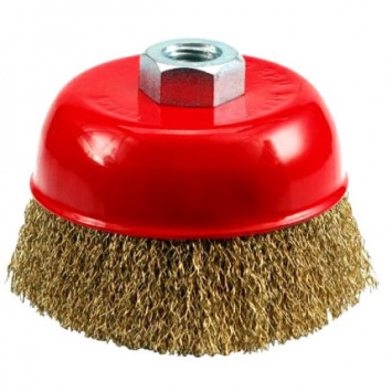 М5. Щётка металл. для УШМ 100мм/М14 (чашка/проволока)