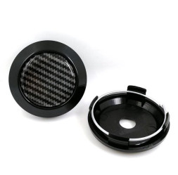 Заглушка (колпачок) на литой диск D64, наружн. d=64мм, внутр d=60мм. карбон