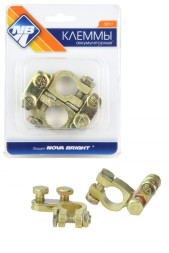 Клеммы аккумулятора &quot;Nova Bright&quot; в блистере - 2шт.