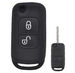 Чехол силиконовый для ключа зажигания  MERCEDES (две кнопки)