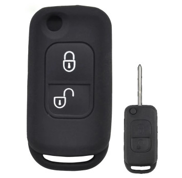 Чехол силиконовый для ключа зажигания MERCEDES (две кнопки)
