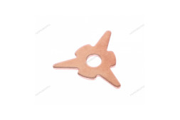 Шайбы треугольные омеднённые для споттера (100 шт.)