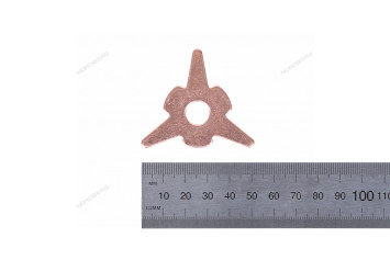 Шайбы треугольные омеднённые для споттера (100 шт.)