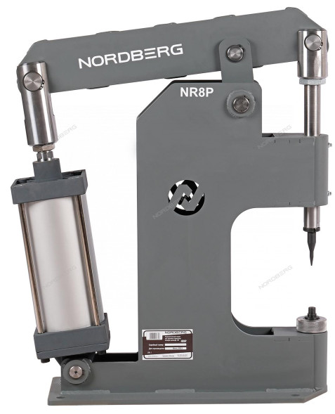 Пневматический станок NORDBERG NR8P для заклепки тормозных колодок (цилиндр 125 мм)
