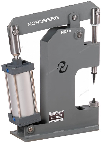 Пневматический станок NORDBERG NR8P для заклепки тормозных колодок (цилиндр 125 мм)