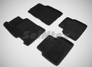 Коврики  Honda Civic VIII SD 2006-2012г. /компл.5шт./осн.резин./ 3D