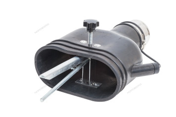 Насадка резиновая овальная с внутренней фиксацией на шланг NORDBERG AN075DP (D=75 мм) 