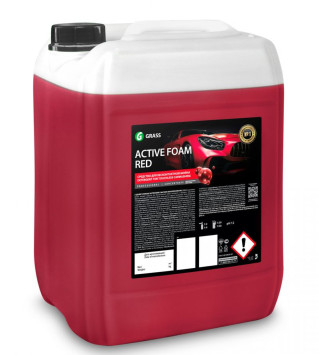 GRASS Шампунь для Б/К мойки Active Foam Red 23кг обильная пена, (200-330 г/л)