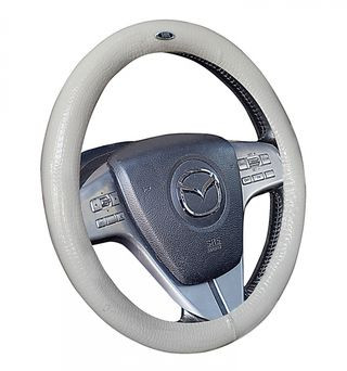 Оплетка на руль   H&amp;R  ALLIGATOR - М, Белый