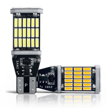 SOLAR  Свет-од  12V  T10 45 SMD 4014  W5W  W2.1x9.5d  белый