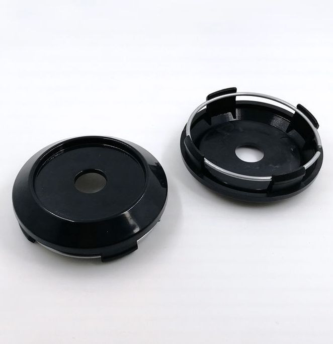 Заглушка (колпачок) на литой диск D64, наружн. d=64мм, внутр d=60мм. черный