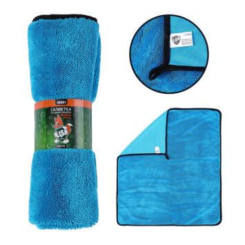 Полотенце для сушки поверхности  &quot;Li-Sa&quot;, (50х60см)  высокий ворс, плотность 600г/м2 (LS0115) (1шт)