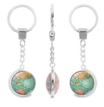 Брелок  Глобус 3D (1 кольцо)