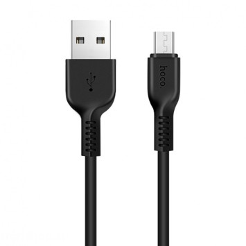 Кабель HOCO  USB - micro USB (1м)  черный X13