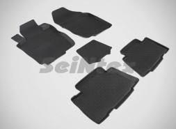 Коврики резиновые   Toyota RAV-4 III рест. 2008-2012г.  БОРТ