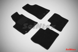 Коврики текстильн. Gelly Emgrand 2013-2017г. /компл.4шт./осн.резин./ LUX