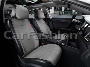 Накидки Фронт  «PRESTIGE FRONT»  Серый/Серый (искуственная замша/экокожа)