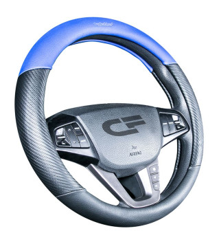 Оплетка на руль   CF  BRUTAL - М, Чёрный/Синий