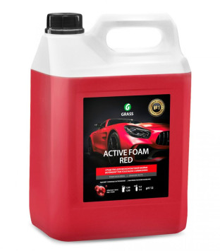 GRASS Шампунь для Б/К мойки Active Foam Red 5,8кг обильная пена, (200-330 г/л)