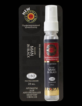 Осв.возд.  AROMA  Topline  Спрей Мужская серия  № U004   Bvlgary Black