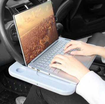 Столик дорожный (42,5х28,5х2,5см) черный