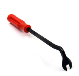 Съемник панелей облицовки и клипс 22см (красная ручка)