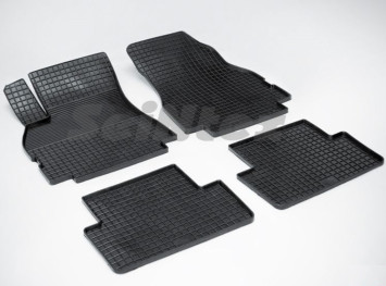 Коврики резиновые   Renault Megan II HB с 2002-2009г.-  СЕТКА