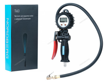 Пистолет для подкачки колес NORDBERG Ti63 с цифровым манометром
