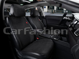 Накидки Фронт «PRESTIGE FRONT» Чёрный/Чёрный (искуственная замша/экокожа)