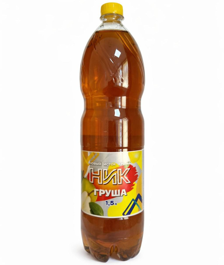 Напиток "НИК" без сахара, газированый со вкусом Груша 1,5л.