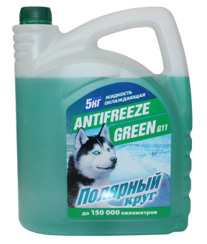 Антифриз  &quot;Полярный круг&quot;  G11 (зеленый) 5 кг