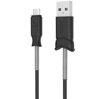 Кабель HOCO  USB - micro USB (1м)  черный X24