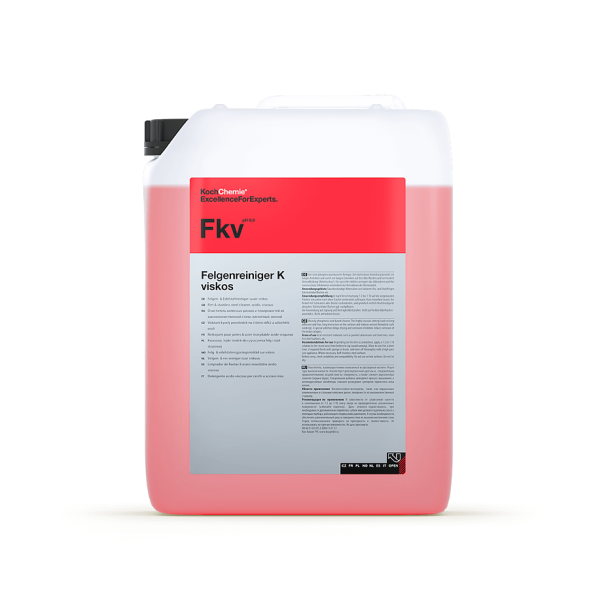 FELGENREINIGER K VISKOS - Кислотный очиститель с ингибитором для различных поверхностей автомобиля (11 кг) 233011