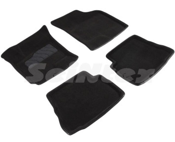 Коврики  Hyundai Getz c 2002г.  /компл.5шт./осн.резин./ 3D