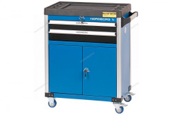 Тележка инструментальная NORDBERG T4 (2 выдвижных ящика, две полки с дверцами)