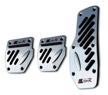 Накладки на педали 3 педали  Type-R  черный