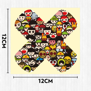 Наклейка &quot;Лейкопластырь&quot;   (12*12см)  №3