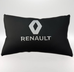 Подголовник-подушка с маркой авто  RENAULT  (комплект 2шт)