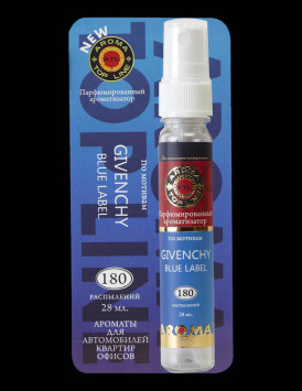 Осв.возд.  AROMA  Topline  Спрей Мужская серия  №11  Givenchy Blue Label