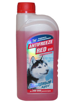 Антифриз  &quot;Полярный круг&quot;  G12 (красный) 1 кг