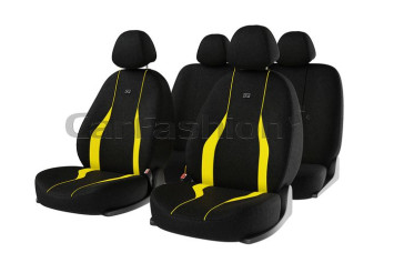 Чехлы  «NEON»  Жёлтый/Чёрный/Жёлтый  (Полиэстер)