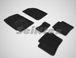Коврики  Hyundai Solaris I 2010-2017г./RIO III /компл.5шт./осн.резин./ 3D